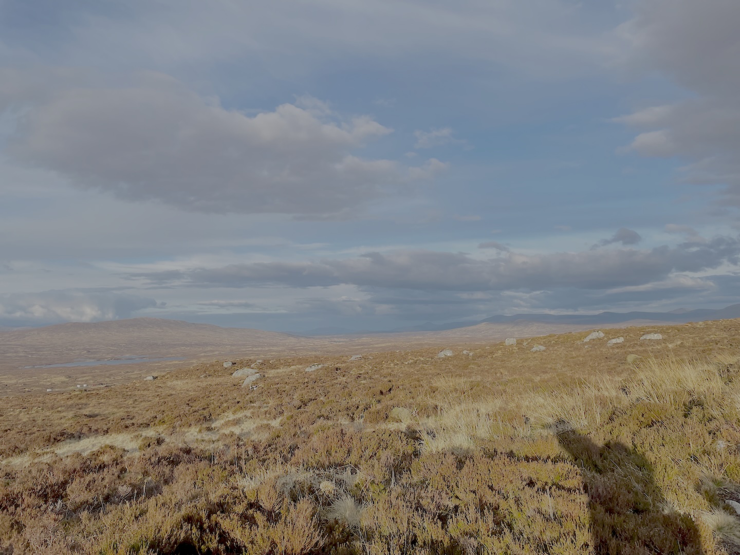 Sunny moorland views near Glencoe