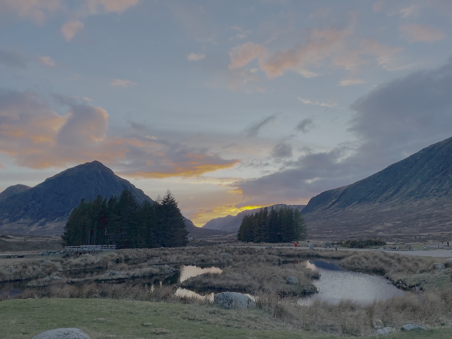 Sunset in Glen Coe